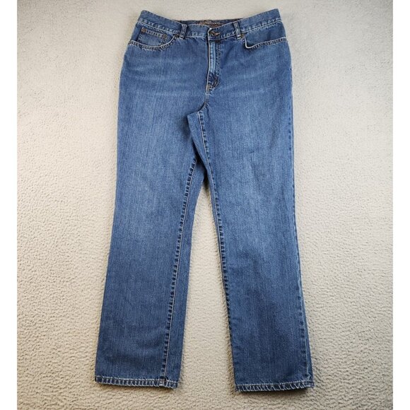 Ralph Lauren Denim - Ralph Lauren Jeans Co Premium Women's 12 Curvy Bootcut Blue Denim Pants